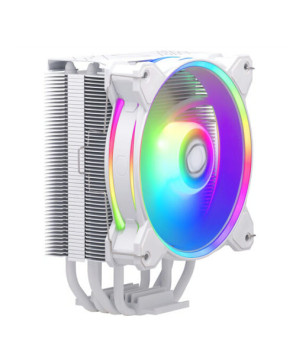 Cooler Master Hyper 212 Halo CPU Cooler in White with Dual Loop ARGB RR-S4WW-20PA-R1 for AMD Ryzen AM5,AM4, and Intel LGA1700,1200