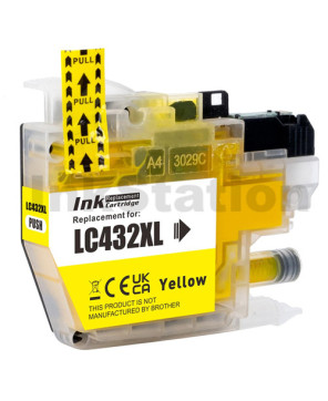 Brother Yellow Ink Cartridge LC-432XLY