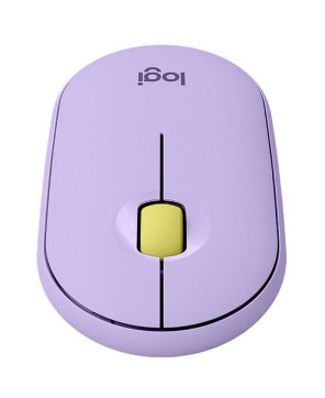 Logitech Pebble M350 Wireless Mouse in Lavender Lemonade 910-006666