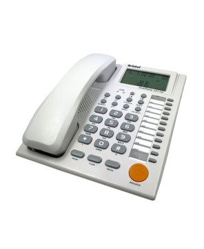 Aristel Single Line 16 Key Analogue Telephone in White ART705BULK - (Pack of 20)