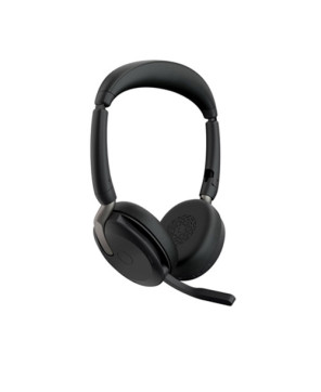 Jabra Evolve2 65 Flex MS Wireless Stereo Bluetooth Headset with Link380c USB-C Dongle 26699-999-899