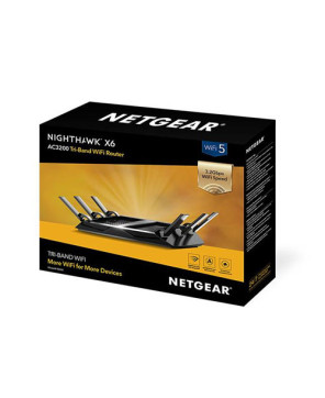 Netgear Nighthawk X6 R8000 AC3200 Tri-Band Gigabit NBN Ready WiFi Router R8000-100AUS