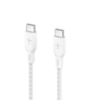 Belkin BoostCharge 2m White 100W USB-C to USB-C Cable CAB014BT2MWH