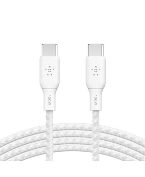 Belkin BoostCharge 2m White 100W USB-C to USB-C Cable CAB014BT2MWH