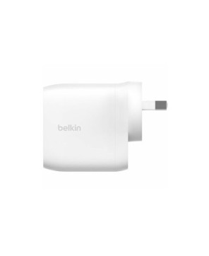 Belkin BoostUp Charge Dual USB-C Wall Charger with PPS 60W in White WCB010AUWH for iPhone, Smartphone