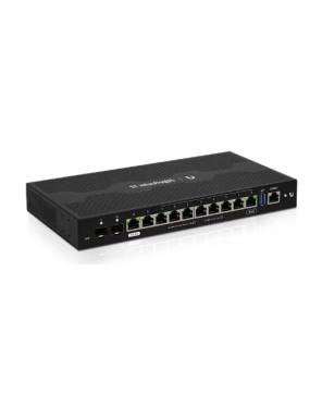 Ubiquiti EdgeRouter 12 10-Port 2 SFP Ports Gigabit Router with 1GB RAM and 1GHz Quad Core Processor ER-12