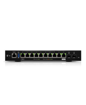 Ubiquiti EdgeRouter 12 10-Port 2 SFP Ports Gigabit Router with 1GB RAM and 1GHz Quad Core Processor ER-12