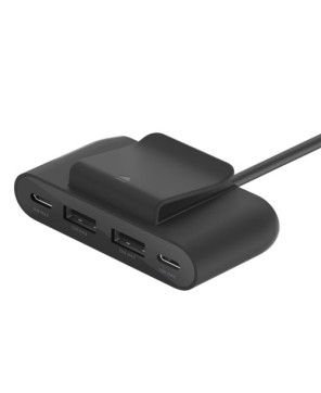 Belkin BoostCharge 4-Port USB Power Extender in Black BUZ001BT2MBKB7