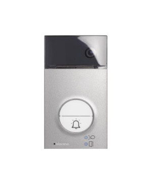 Bticino 2-Wire Linea 3000 Entrance Panel in Grey with Video and Badge Reader 343091