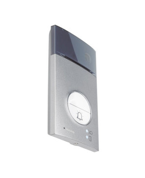 Bticino 2-Wire Linea 3000 Entrance Panel in Grey with Video and Badge Reader 343091