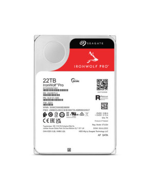 Seagate IronWolf Pro 22TB 3.5" SATA Internal NAS Hard Drive ST22000NT001