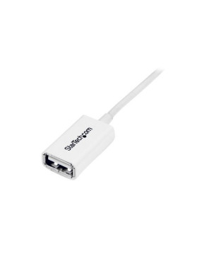 Startech 1M USB 2.0 A to A Data Transfer Cable in White USBEXTPAA1MW