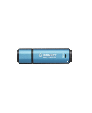 Kingston IronKey Vault Privacy 50 Series 32GB USB 3.2 Flash Drive in Blue IKVP50/32GB