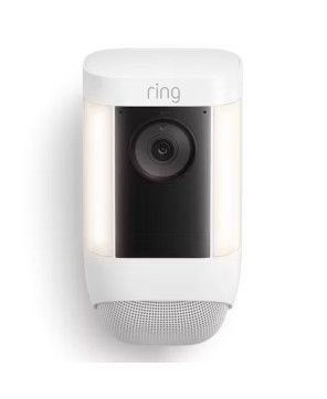 Ring Spotlight Cam Pro Wireless Battery Surveillance Camera In White B09DRX62ZV-DAS