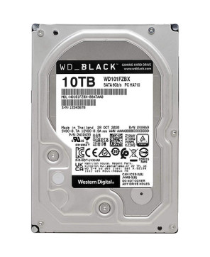 Western Digital WD_BLACK 10TB 3.5" SATA Gaming Hard Drive WD101FZBX