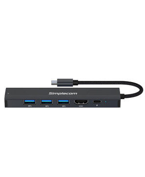 Simplecom USB-C SuperSpeed 6-in-1 Multiport Adapter Docking Station CHN560