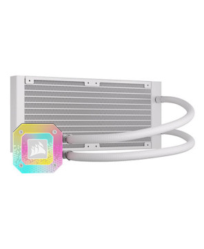 Corsair iCUE H100i ELITE CAPELLIX XT 240mm Liquid CPU Cooler in White CW-9060072-WW