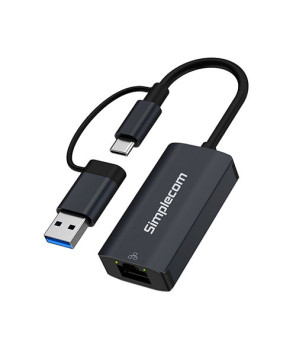 Simplecom USB-C and USB-A to Gigabit Ethernet Adapter NU315