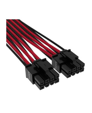 Corsair Premium Individually Sleeved PCIe Gen 5 Type-4 Cable CP-8920334 in Red-Black