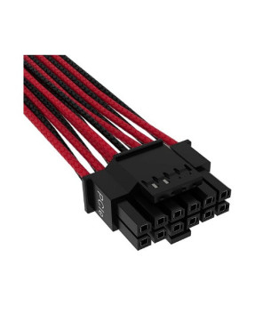 Corsair Premium Individually Sleeved PCIe Gen 5 Type-4 Cable CP-8920334 in Red-Black