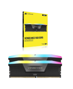 Corsair VENGEANCE RGB 32GB (2x16GB) DDR5 DRAM 5200MT/s CL40 AMD EXPO Memory Kit CMH32GX5M2B5200Z40K