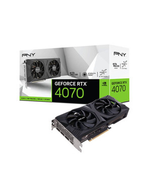 PNY GeForce RTX 4070 12GB VERTO Dual Fan Graphics Card VCG407012DFXPB1