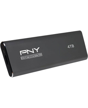 PNY Elite-X 4TB USB 3.2 Gen 2x2 Portable SSD PSD0CS2360-4TB-RB