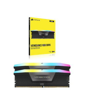 Corsair VENGEANCE RGB 32GB DDR5 DRAM 6000MT/s CL40 Memory Kit in Black CMH32GX5M2B6000C40