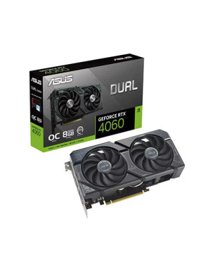 Asus NVIDIA GeForce RTX 4060 8 GB GDDR6 128 bit Graphic Card DUAL-RTX4060-O8G