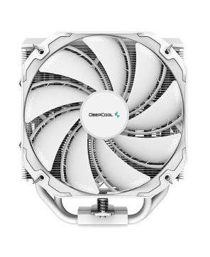 DeepCool AS500 PLUS Single Tower CPU Cooler in White R-AS500-WHNLMP-G