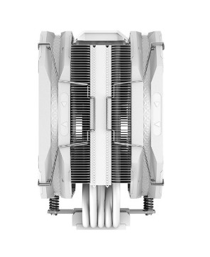 DeepCool AS500 PLUS Single Tower CPU Cooler in White R-AS500-WHNLMP-G