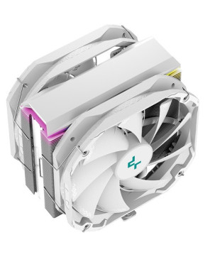 DeepCool AS500 PLUS Single Tower CPU Cooler in White R-AS500-WHNLMP-G