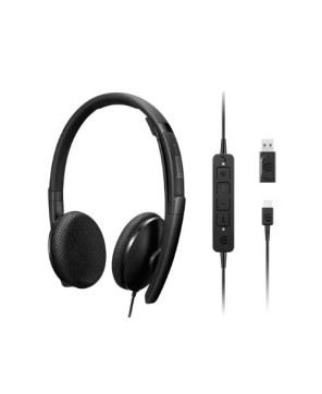 Lenovo Wired VoIP USB-A and USB-C Teams Stereo Headset 4XD1M45626