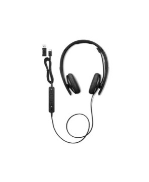 Lenovo Wired VoIP USB-A and USB-C Teams Stereo Headset 4XD1M45626