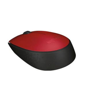 Logitech M171 USB Wireless Mouse in Red Black 910-004657