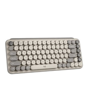 Logitech POP Keys Wireless Mechanical Keyboard with Customisable Emoji Keys in Mist 920-011226