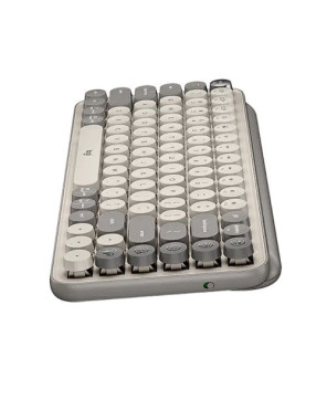 Logitech POP Keys Wireless Mechanical Keyboard with Customisable Emoji Keys in Mist 920-011226