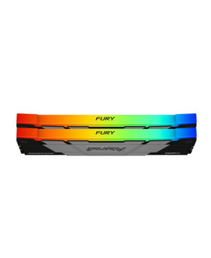 Kingston Fury Renegade 64GB (2 x 32GB) DDR4 SDRAM 3200 MHz Dual-rank RGB RAM Module KF432C16RB2AK2/64 for Motherboard