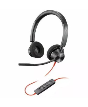 HP Poly Blackwire 3320 UC USB-C Stereo Headset with USB-C/A Adapter 8X219AA