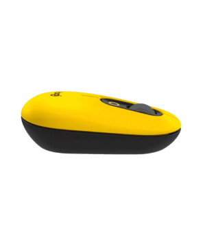 Logitech POP MOUSE 4-Button Optical Wireless Mouse in Blast Yellow 910-006514