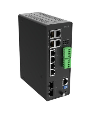 Axis D8208-R 8-Ports Manageable Industrial PoE++ Ethernet Switch 02621-001