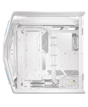 Asus ROG Hyperion GR701 Tempered Glass Window Full-Tower PC Gaming Case in White GR701 ROG HYPERION WHITE EDITION