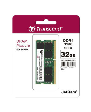 Transcend JetRAM 32GB 3200 MHz DDR4 SDRAM SoDIMM Memory Module JM3200HSE-32G for Notebook 