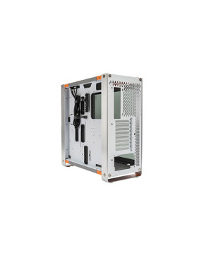 InWin DUBILI Tempered Glass Full-Tower Computer Case in Grey/Orange IW-CS-DUBILIGRY