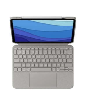 Logitech Combo Touch Keyboard/Cover Case in Sand 920-010223 for iPad Pro 12.9-inch (5th gen)