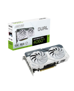 Asus NVIDIA GeForce RTX 4060 Ti 8GB GDDR6 128 bit Graphic Card DUAL-RTX4060TI-O8G-WHITE