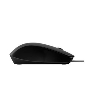 HP 150 1600 dpi USB-A Optical Wired Mouse in Black 240J6AA