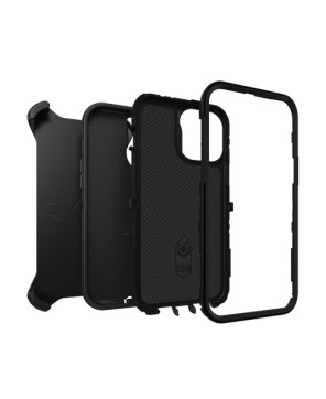 OtterBox Defender Rugged Carrying Case Apple iPhone 13 Pro Max, iPhone 12 Pro Max Smartphone - Black 77-83430