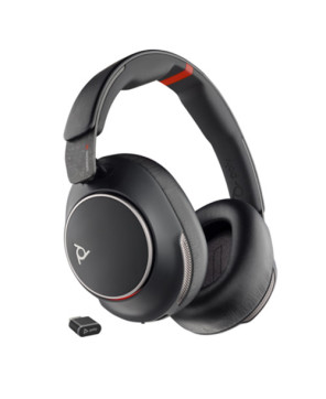 HP Poly/Plantronics Voyager Surround 85 MS Stereo Bluetooth USB-C Headset + USB-C/A Adapter + Charging Stand 8G7T8AA
