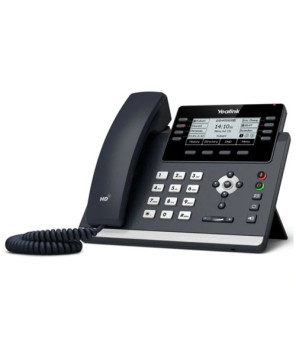 Small Business Phone System Bundle 2 - 1X Yealink SIP-T48U Ultra-Elegant Gigabit IP Phone with 3X SIP-T43U 12-Line IP Phone + 4X Power Adapter 5V/1A